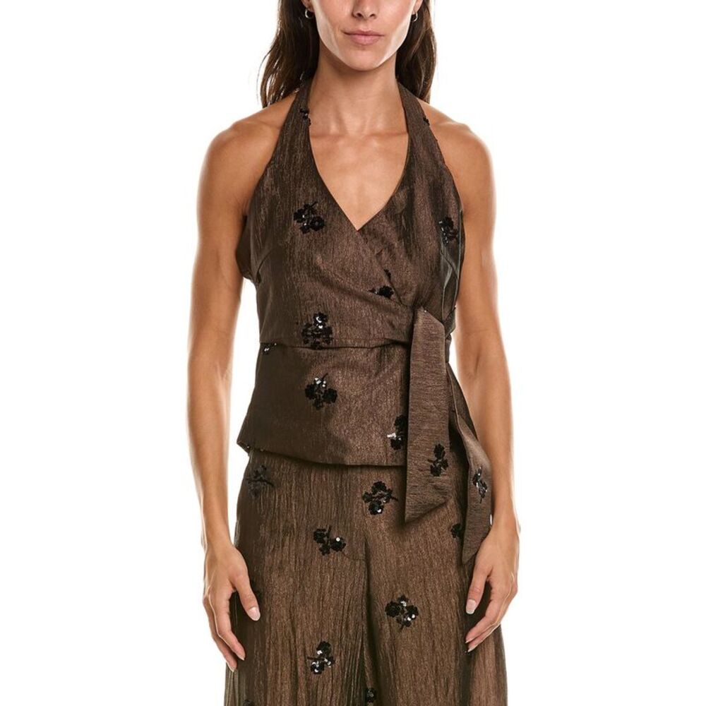 Abbey Womens  Top, Brown
